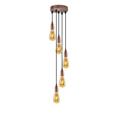 Amrane - Light Copper Cluster Pendant