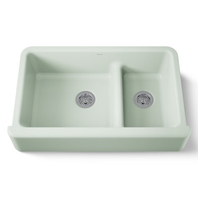 Whitehaven 36" L x 22" W Double Basin Farmhouse Kitchen Sink