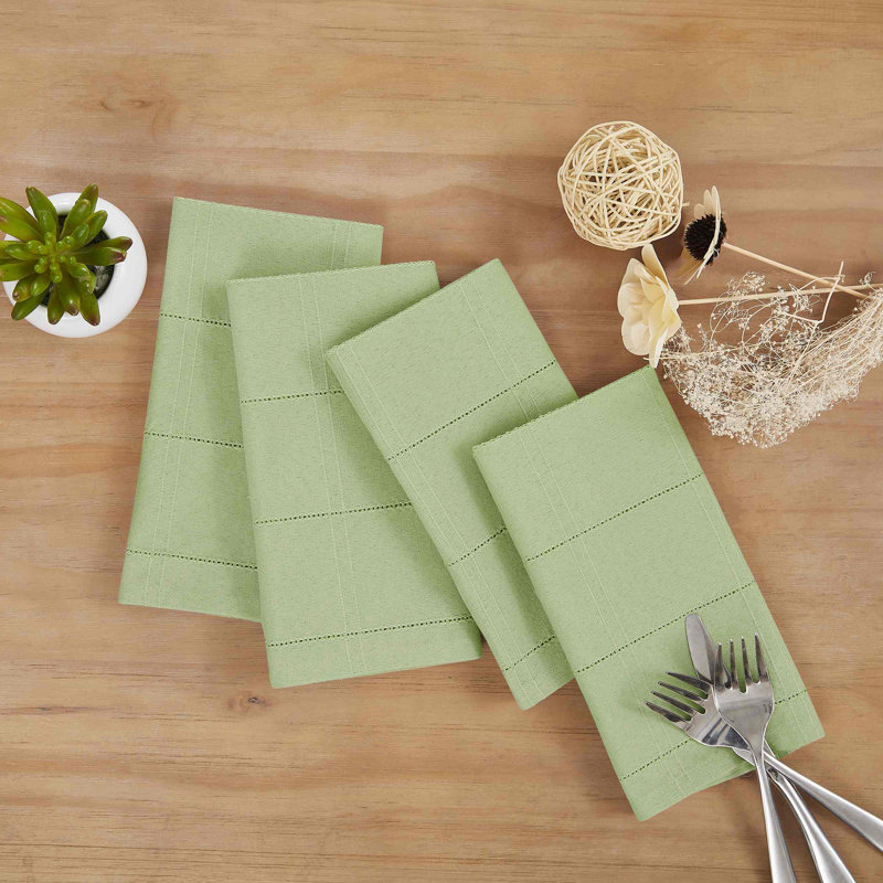 Izod Chadwick 4-Pack Napkin Set, Mint