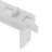 Prime-Line Vinyl Spring-Loaded Replacement Window Tilt Latch Pair, 1-11/16 Hole Center, White (1 Set)