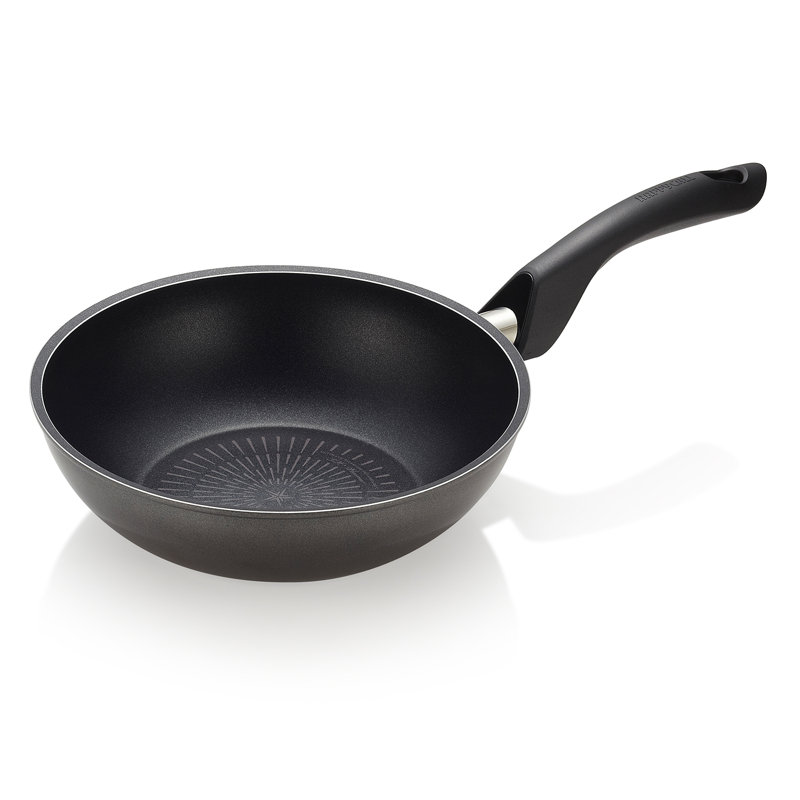 Happycall Titanium Nonstick Wok - PFOA-Free, Induction Safe, Scratch-Resistant, 9.4"