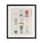 «Holiday Cocktail Calice & Goblets», reproduction sous verre encadrée, design par Krissy Mast-232687822-232687824