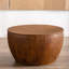 Table basse en forme de seau de style rétro avec fonction de rangement