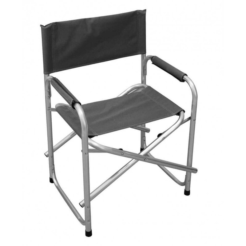 Arieya Folding Director Chair, Dark Grey