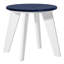 Table de bout d'extérieur ronde 18 po, blanc-261273960