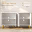 Buffet avec tablettes réglables, armoire moderne, blanc