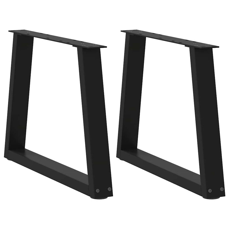 Auvil Table Leg, 73.3cm H x 80cm W x 8cm D, Black