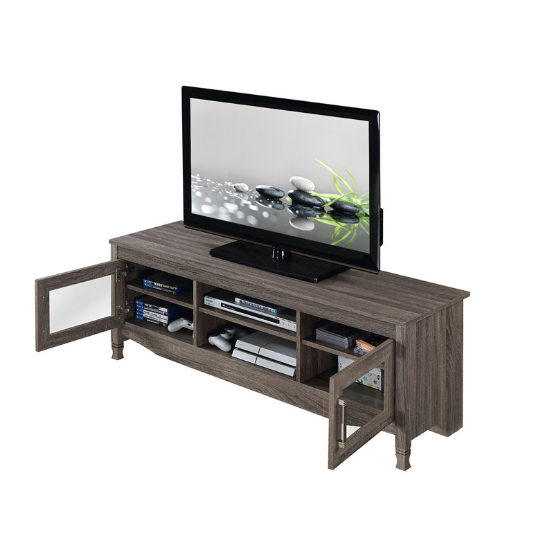 Meuble télé gris en bois flotté