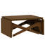 Table basse Transformer, table 2 en 1, table de salle à manger extensible, bois naturel, hauteur variable