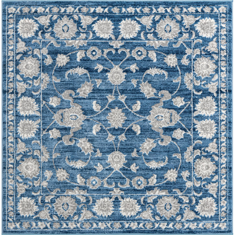 Eutizio Oriental Indoor Rug, Square 5'3"