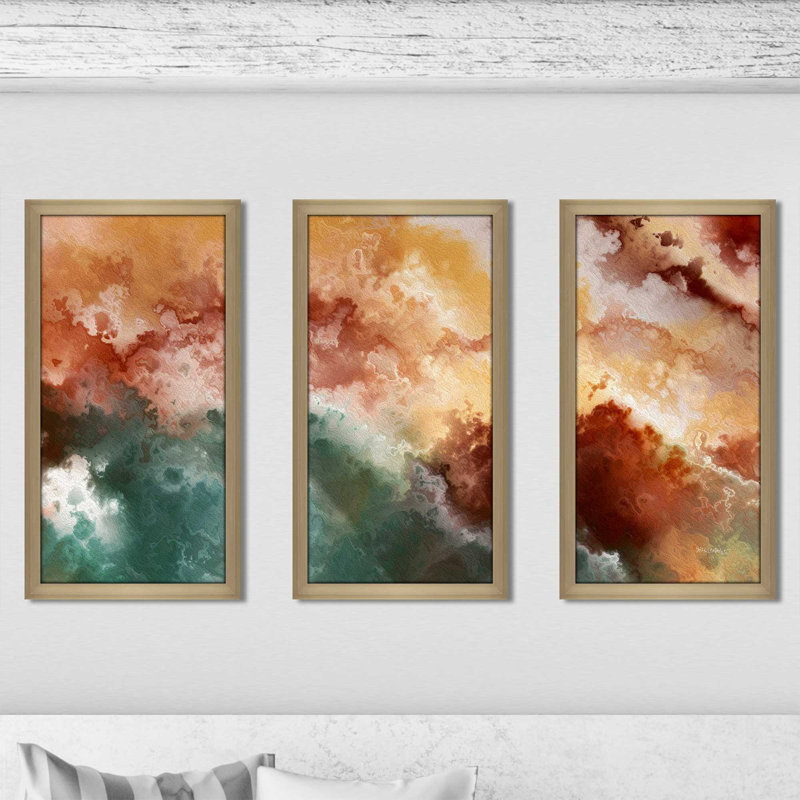 «Augmenter and More, Psalm 115: 14» par Mark Lawrence, ensemble de 3 reproductions d'art sur toile encadrées