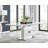 Wolcott Areza Luxury White High Gloss Extendable Dining Table - 6 to 8 Seat Dining Table
