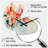 Collage Rhythms I - Boom Shape Abstract Collages 3D Wall Clock-105565637