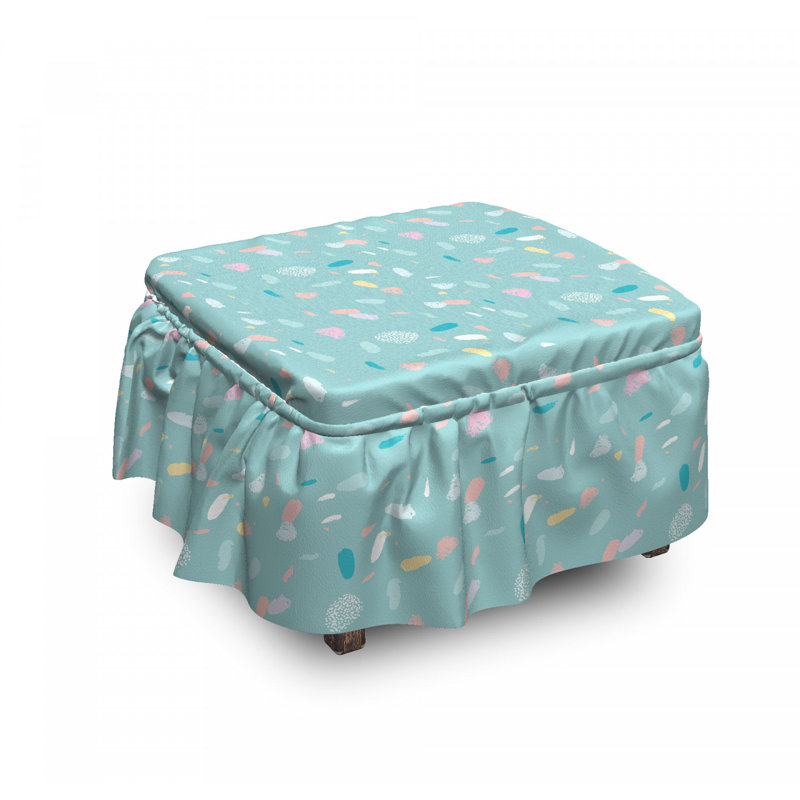 Housse pour repose-pieds Strokes and Dots