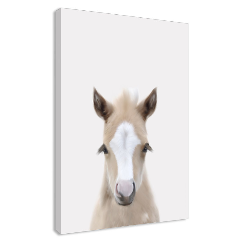Baby Horse 1, impression sur papier, H 36 po x l 24 po x P 1,5 po, Canevas