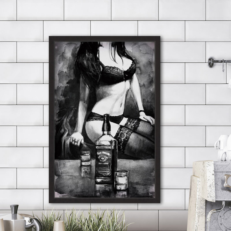 " Black Desire " by Eyre Tarney, 24" H x 16" W x 1.5" D