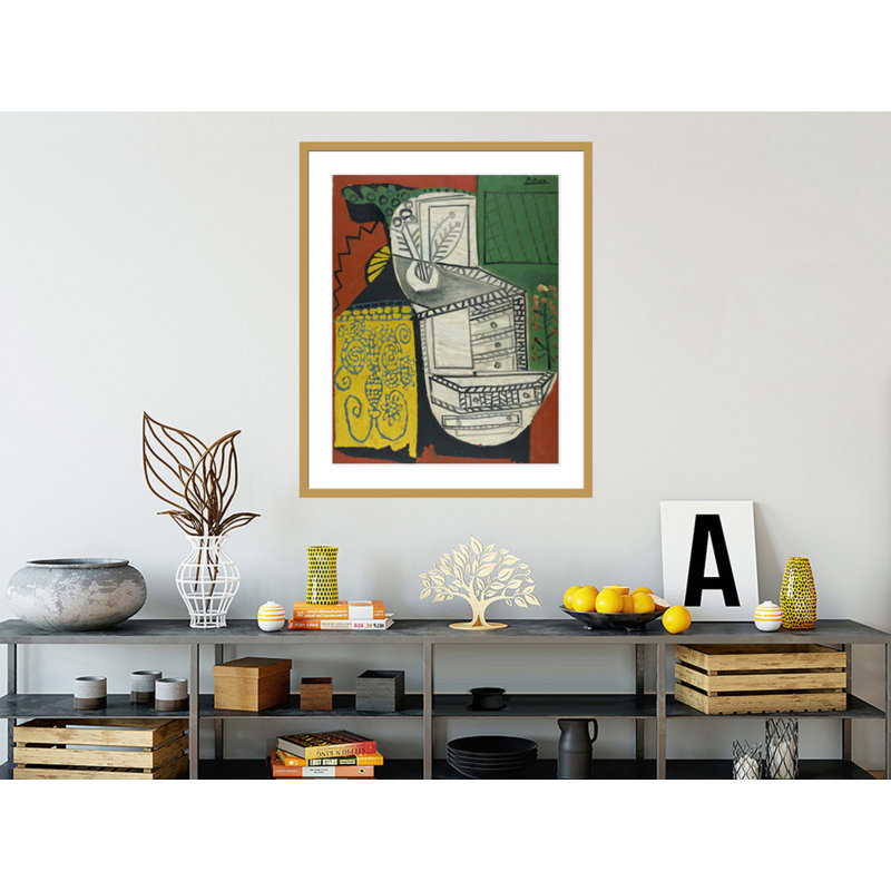 La commode chinoise par Pablo Picasso, impression giclée sur cadre, H 40,73 po x l 33,5 po
