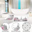 Collection de tapis pour salle de bain 3 pièces Nordic Minimalist Line