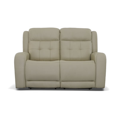 Grant 63"" Leather Reclining Loveseat -  Flexsteel, 1480-60PH-009-11