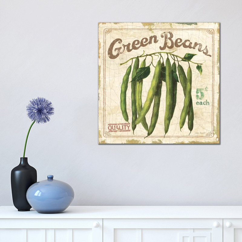 Green Beans (On Special II) by Lisa Audit - Wrapped Canvas Gallery-Wrapped Canvas Giclée