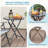 Ahmani 2 - Person Patio Dining Set with Round Table