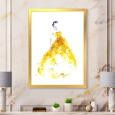 Elegant Yellow Woman Dress " Elegant Yellow Woman Dress "
