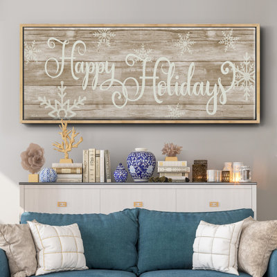 Joyeuses fêtes - Toile encadrée