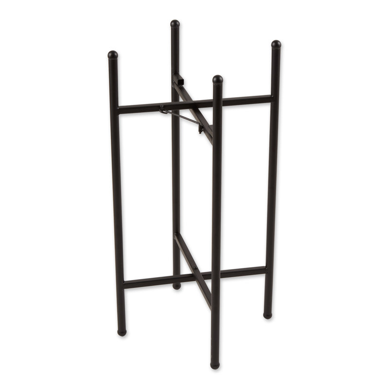 ENSEMBLE DE PLATEAUX HEXAGONAUX SEAU / 2, Noir, H 24,25 po x l 9,75 po x P 10 po
