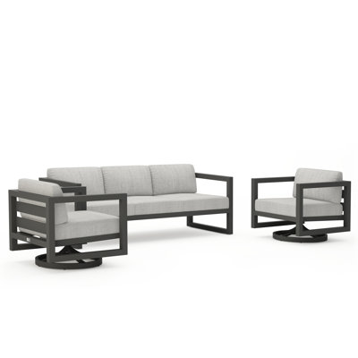 Avion 3 Piece Sofa Set With Swivel