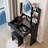 17" Round LED Mirror Vanity Table + Soft Cushion Stool Set-884002848