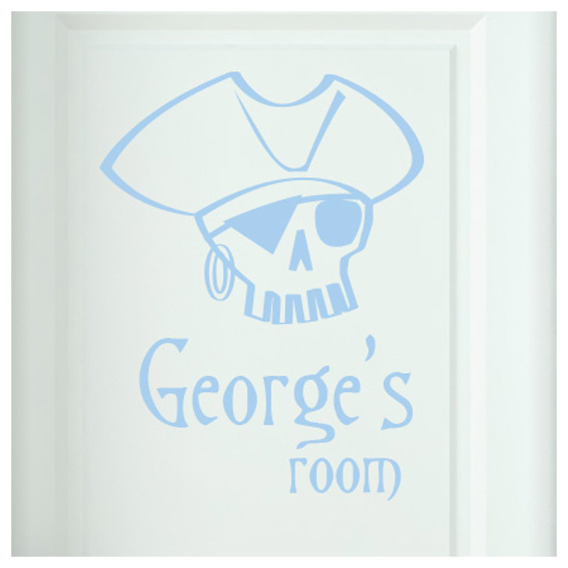 Nautical & Beach Wall Decal, Light Blue