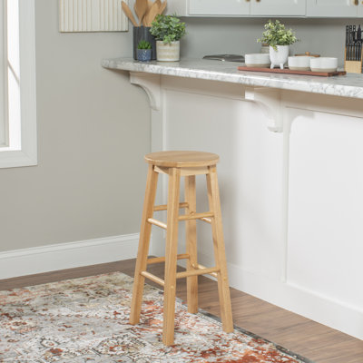 Bernistine Solid Wood Counter/Bar Stool