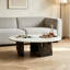 Luxury-Style Round Marble Coffee Table-343190591