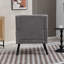 Fauteuil capitonné à dossier large rembourré-1592346152