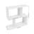 2 Tier Geometric Bookshelf