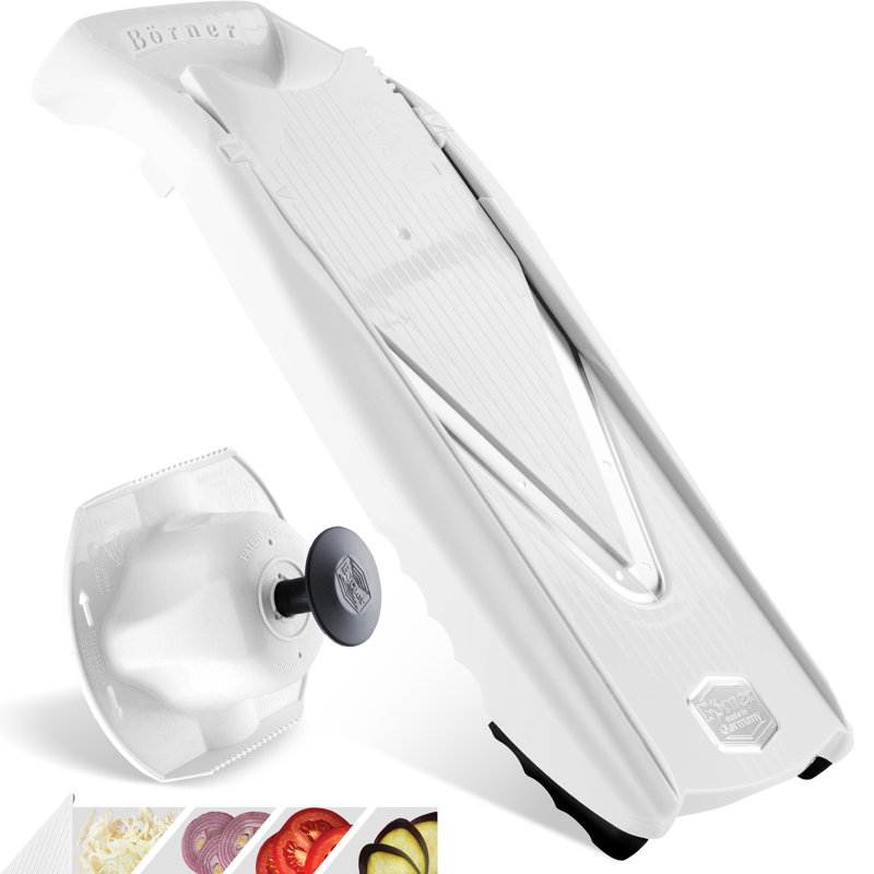 Börner V-5 Power Line Mandoline, Basic Set, White