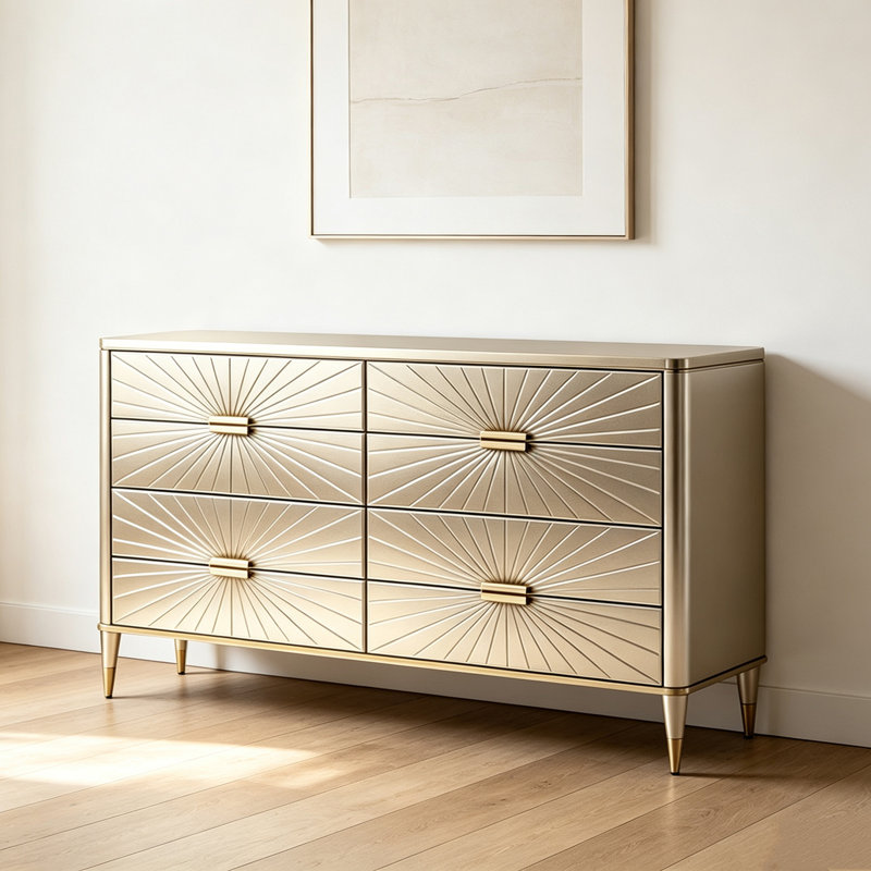 Buffet de cuisine haut de gamme, 35.43" H x 55.12" W x 15.75" D