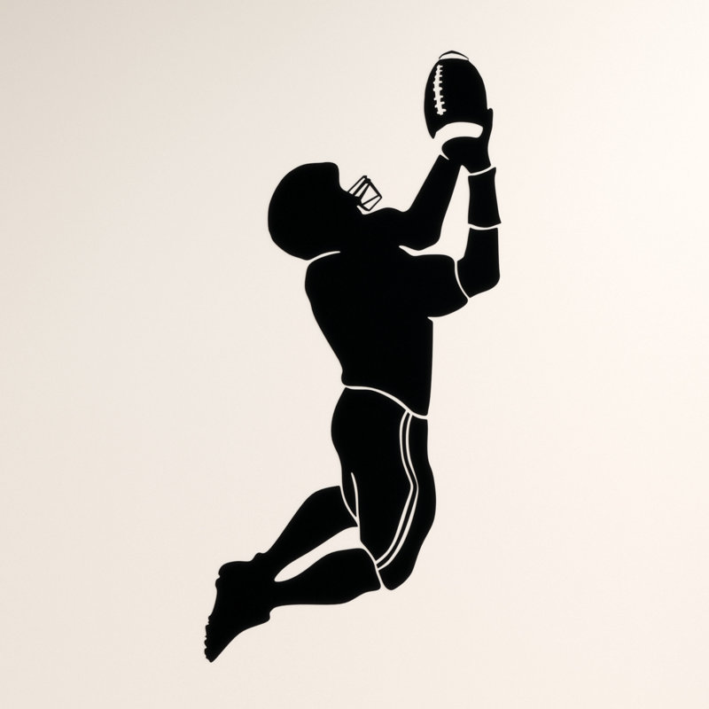 Football Decal - Black