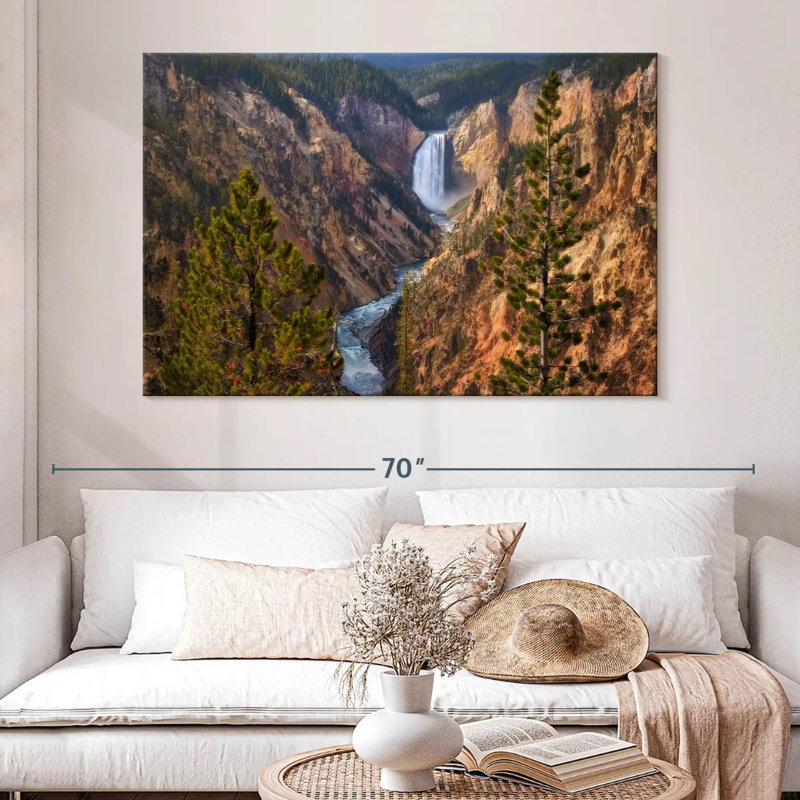 Alvord Great Yellowstone River, H 34 po x l 51 po