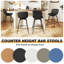 Tabouret de bar rotatif 28 po | Peut supporter jusqu'à 500 lb-1887098332-1907847942