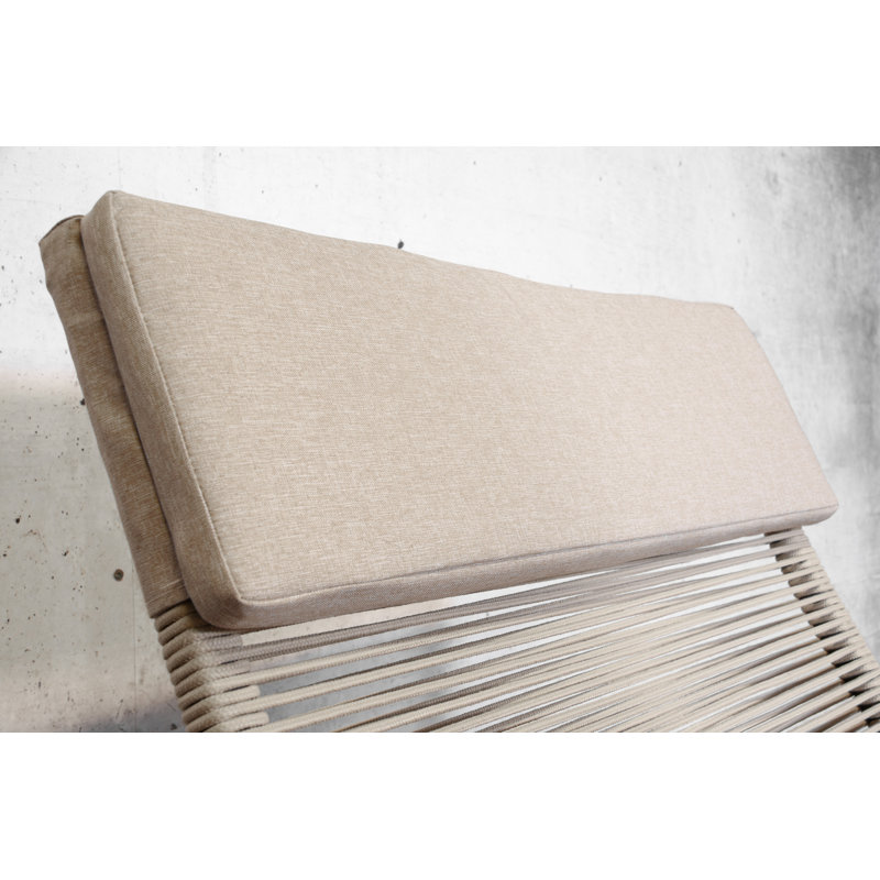 Tsonis Metal Outdoor Chair, Sand