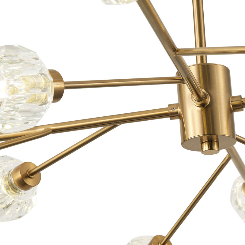 Luminaire suspendu en verre 12 lumières