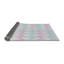Tissé à la machine à la machine à partir de laine et de polyester rose/bleu Tapis décoratif-1353970436