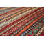 Aryana Wool Striped Area Rug in Red