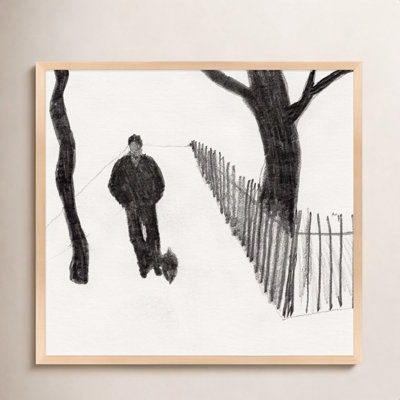 Walking the Dog Print by Simon Schneiderman