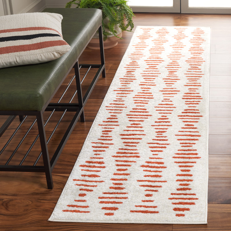 Kaitrin Tulum Performance Abstract Rug, Runner 2' x 8'