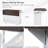 Herriott 54.9" W Kitchen Island Cart-1408234703