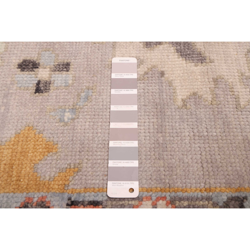Modern Oushak Grey Rug 8'1" x 10'4"
