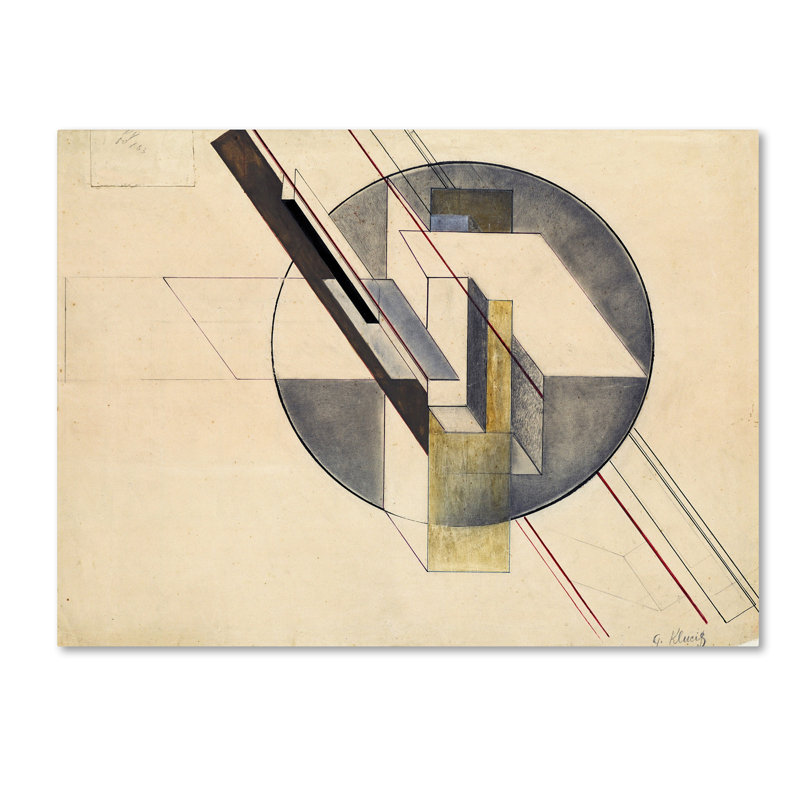 «Construction», reproduction sur toile tendue, H 14 po x l 19 po