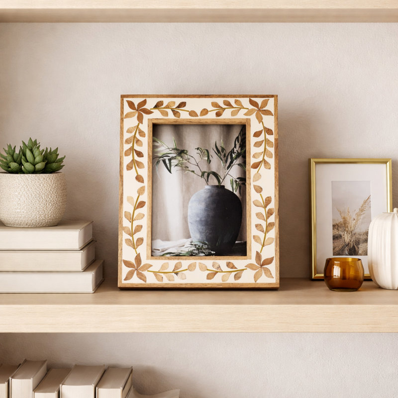 Gillian Wood Single Picture Frame, 5" x 7"